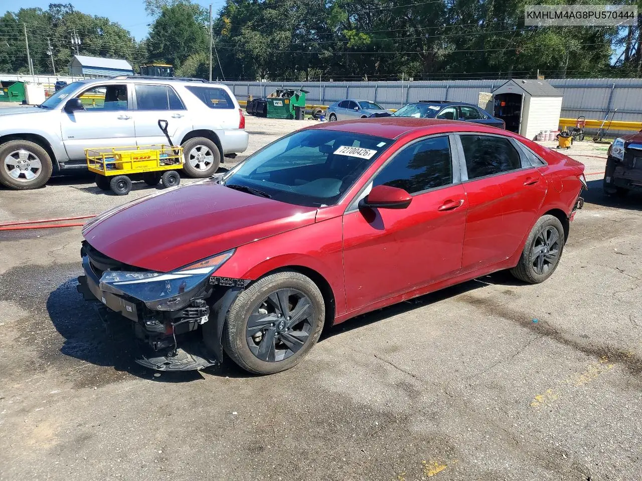 HYUNDAI ELANTRA 2023, VIN KMHLM4AG8PU570444