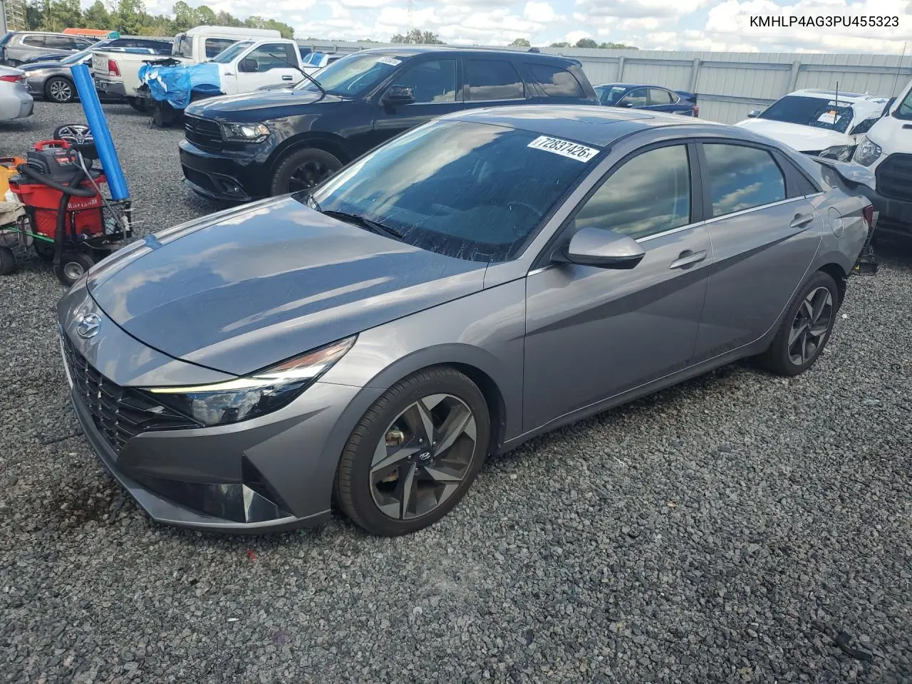 HYUNDAI ELANTRA 2023, VIN KMHLP4AG3PU455323