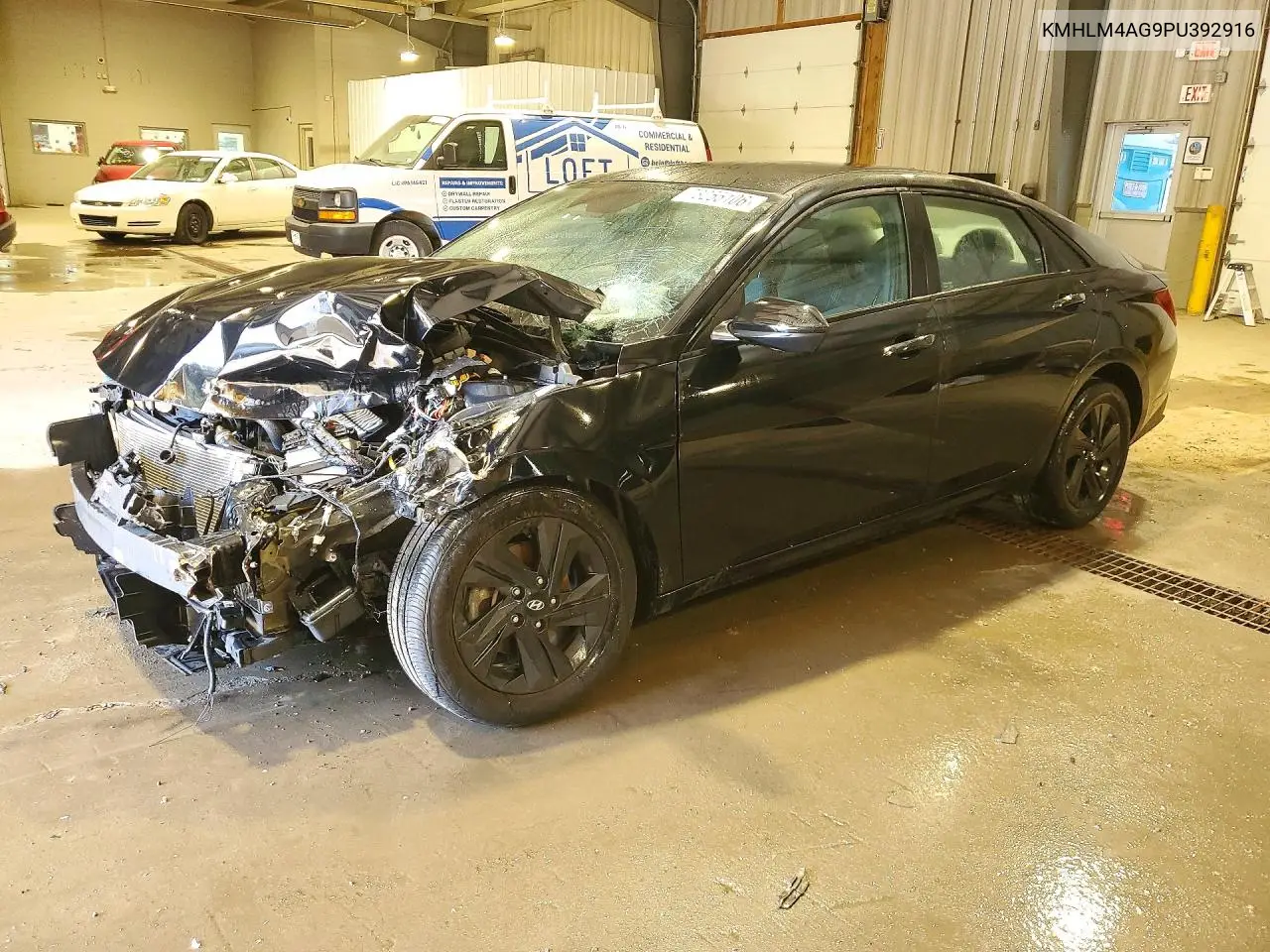 HYUNDAI ELANTRA 2023, VIN KMHLM4AG9PU392916