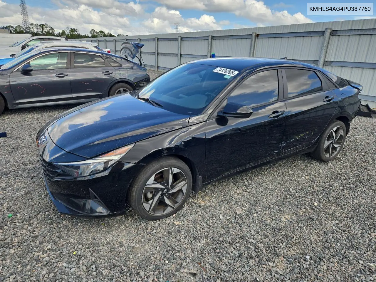 HYUNDAI ELANTRA 2023, VIN KMHLS4AG4PU387760