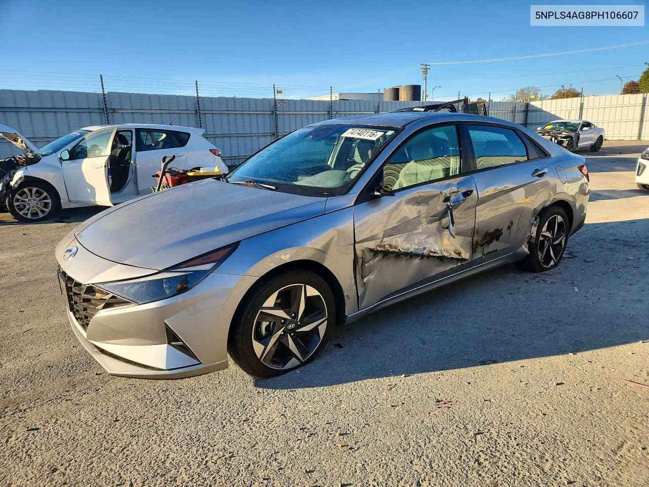 HYUNDAI ELANTRA 2023, VIN 5NPLS4AG8PH106607