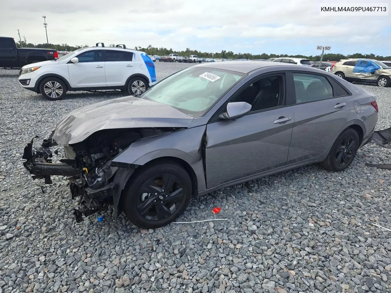 HYUNDAI ELANTRA 2023, VIN KMHLM4AG9PU467713