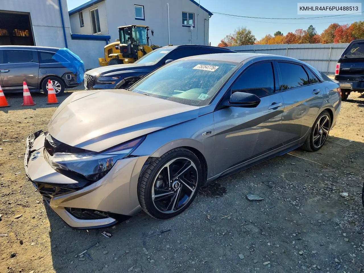 HYUNDAI ELANTRA 2023, VIN KMHLR4AF6PU488513