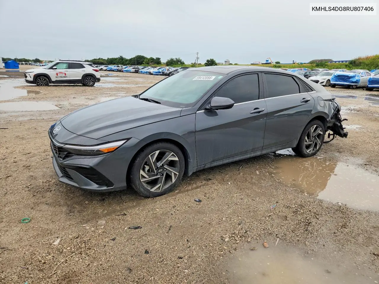HYUNDAI ELANTRA 2024, VIN KMHLS4DG8RU807406