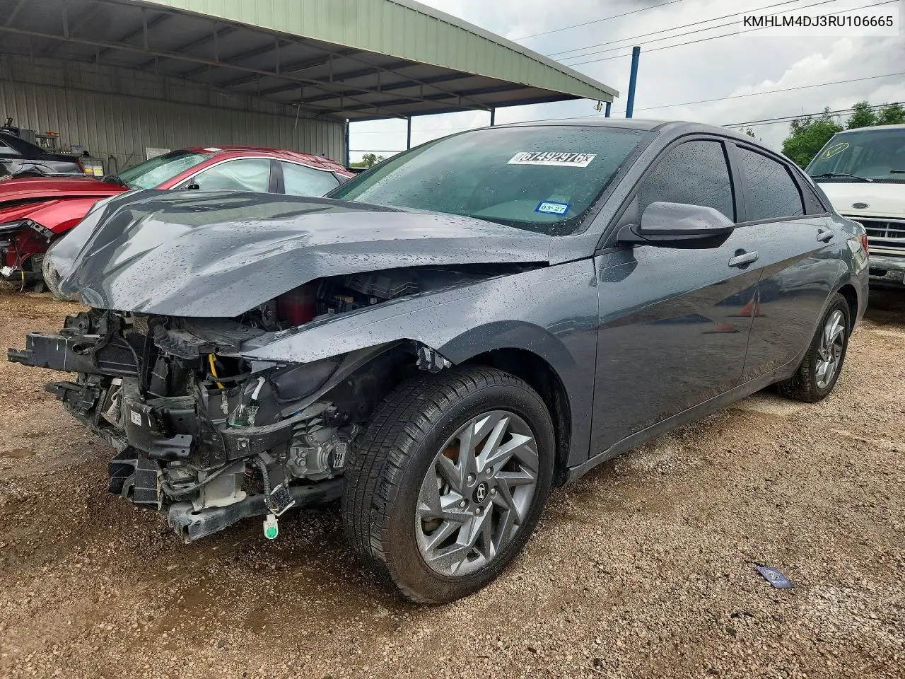 HYUNDAI ELANTRA 2024, VIN KMHLM4DJ3RU106665