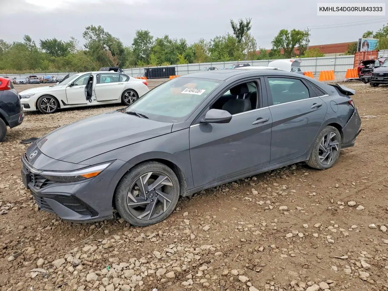 HYUNDAI ELANTRA 2024, VIN KMHLS4DG0RU843333