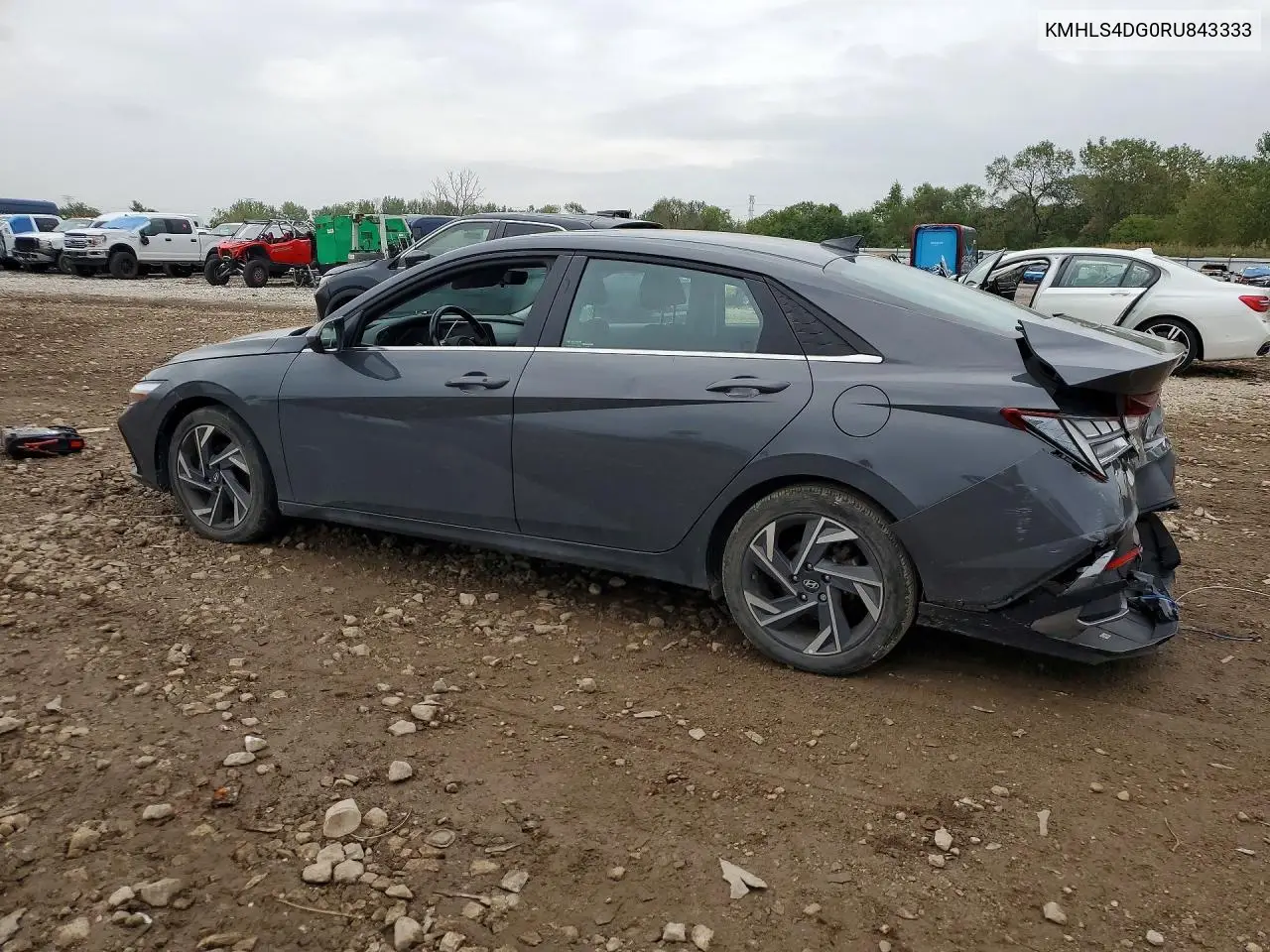 2024 HYUNDAI ELANTRA VIN KMHLS4DG0RU843333 — фото 2
