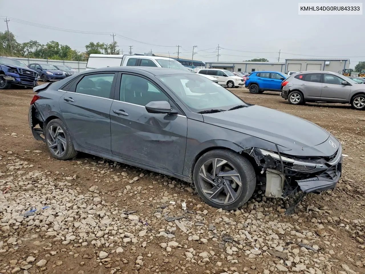 2024 HYUNDAI ELANTRA VIN KMHLS4DG0RU843333 — фото 4