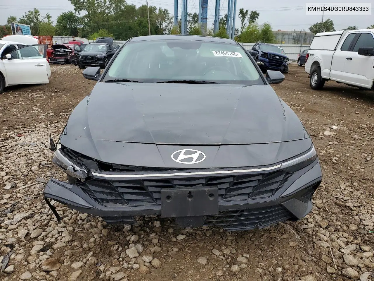 2024 HYUNDAI ELANTRA VIN KMHLS4DG0RU843333 — фото 5