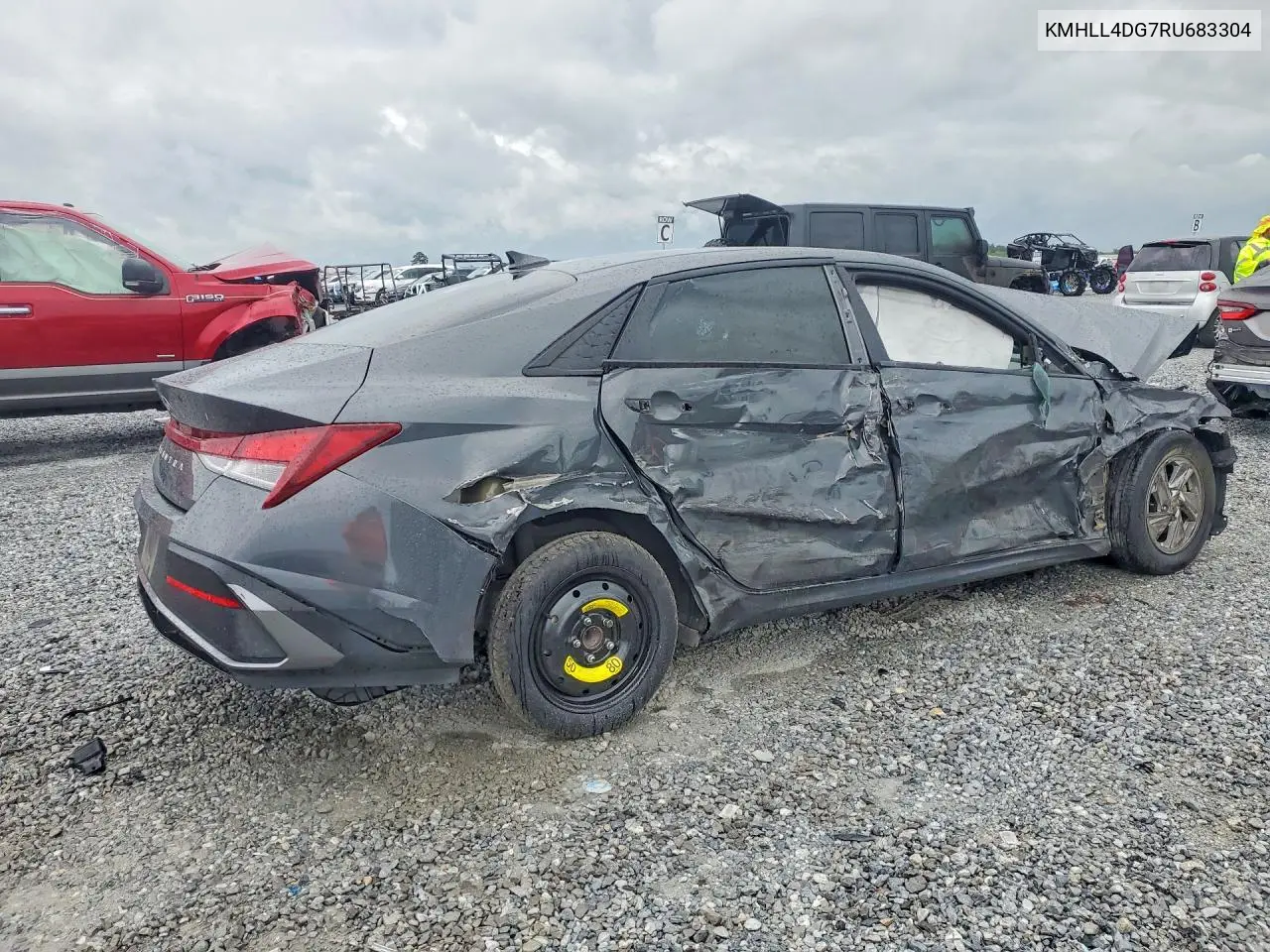 2024 HYUNDAI ELANTRA VIN KMHLL4DG7RU683304 — фото 3