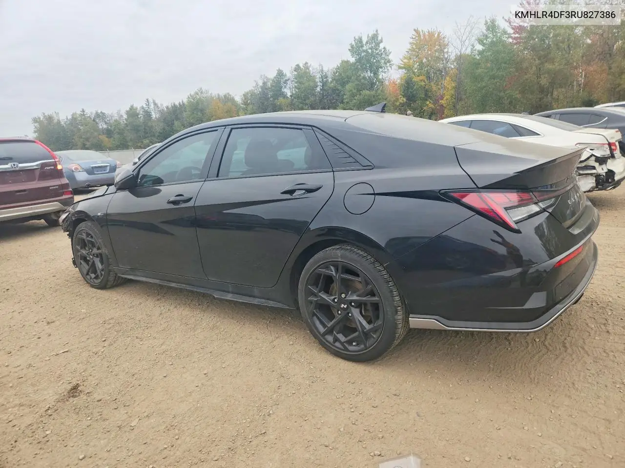 2024 HYUNDAI ELANTRA VIN KMHLR4DF3RU827386 — фото 2