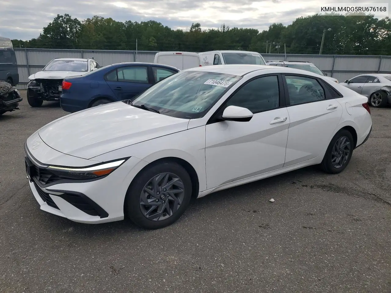 HYUNDAI ELANTRA 2024, VIN KMHLM4DG5RU676168