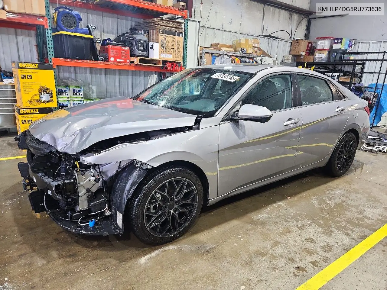 HYUNDAI ELANTRA 2024, VIN KMHLP4DG5RU773636