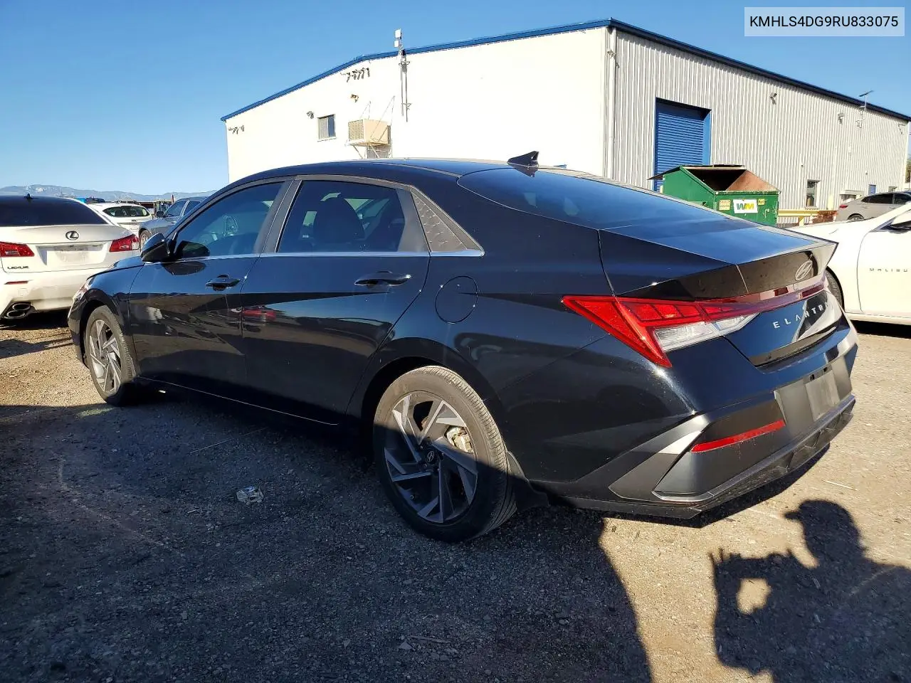 2024 HYUNDAI ELANTRA VIN KMHLS4DG9RU833075 — фото 2
