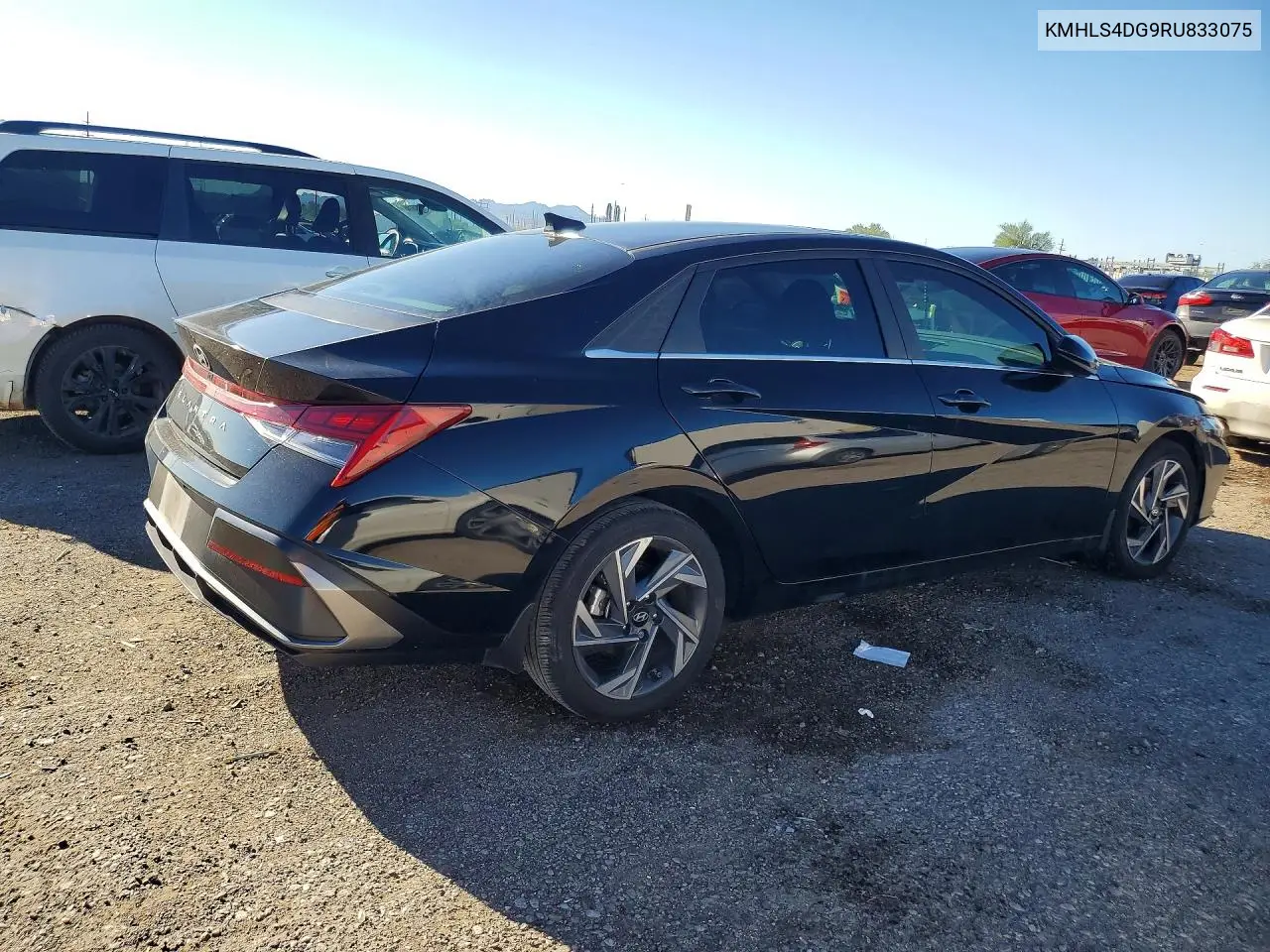 2024 HYUNDAI ELANTRA VIN KMHLS4DG9RU833075 — фото 3