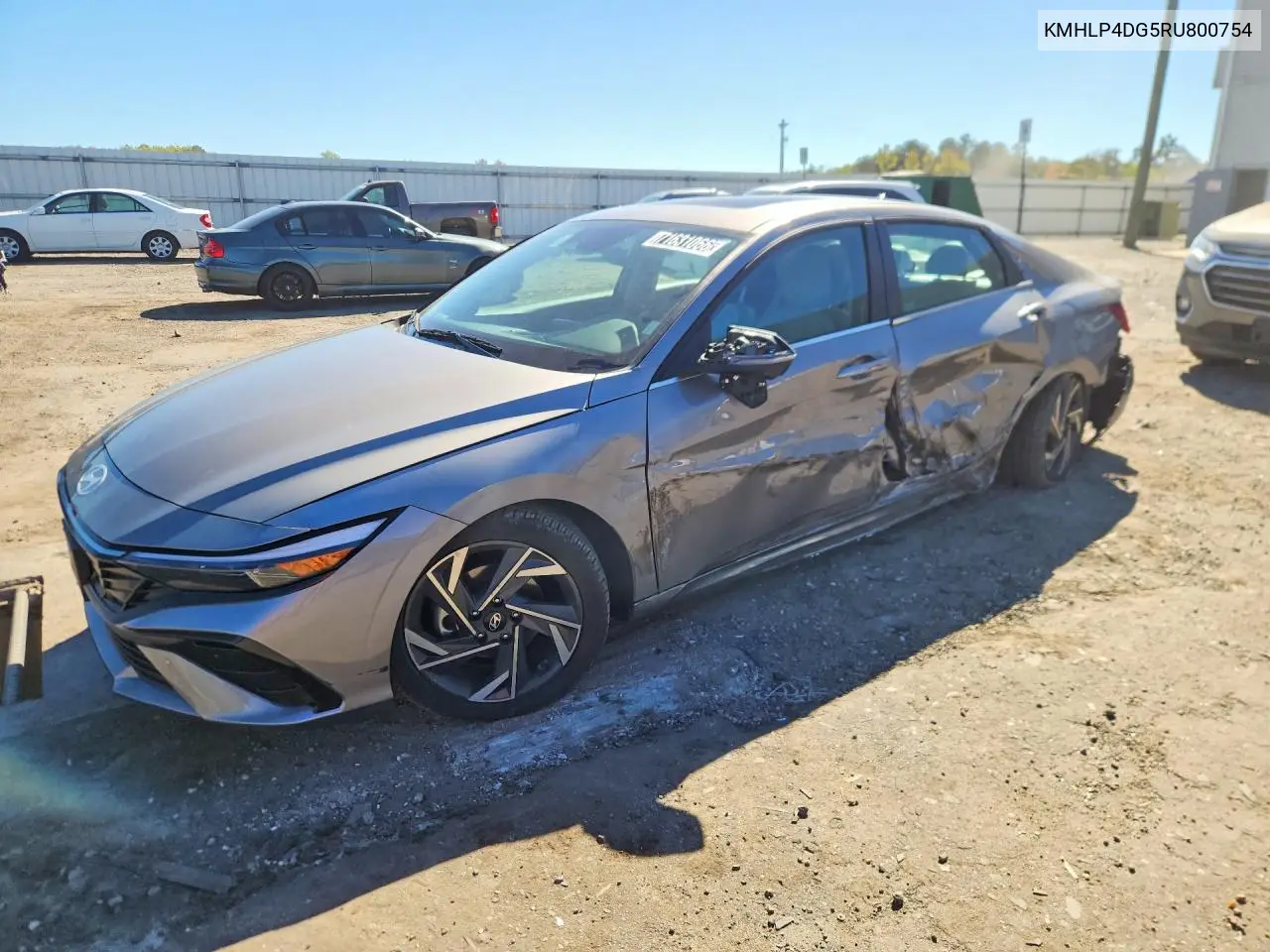 HYUNDAI ELANTRA 2024, VIN KMHLP4DG5RU800754