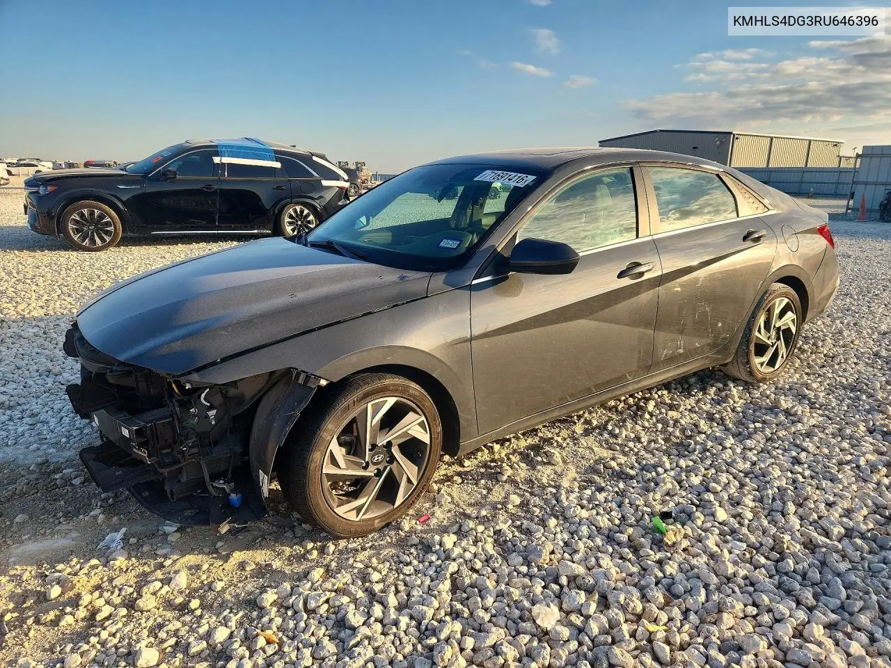 HYUNDAI ELANTRA 2024, VIN KMHLS4DG3RU646396