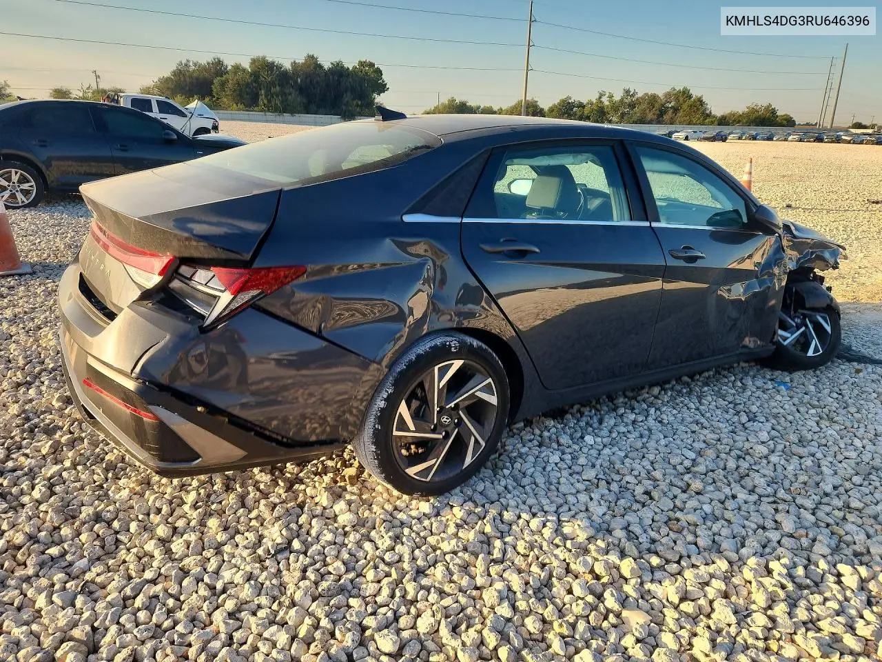 2024 HYUNDAI ELANTRA VIN KMHLS4DG3RU646396 — фото 3