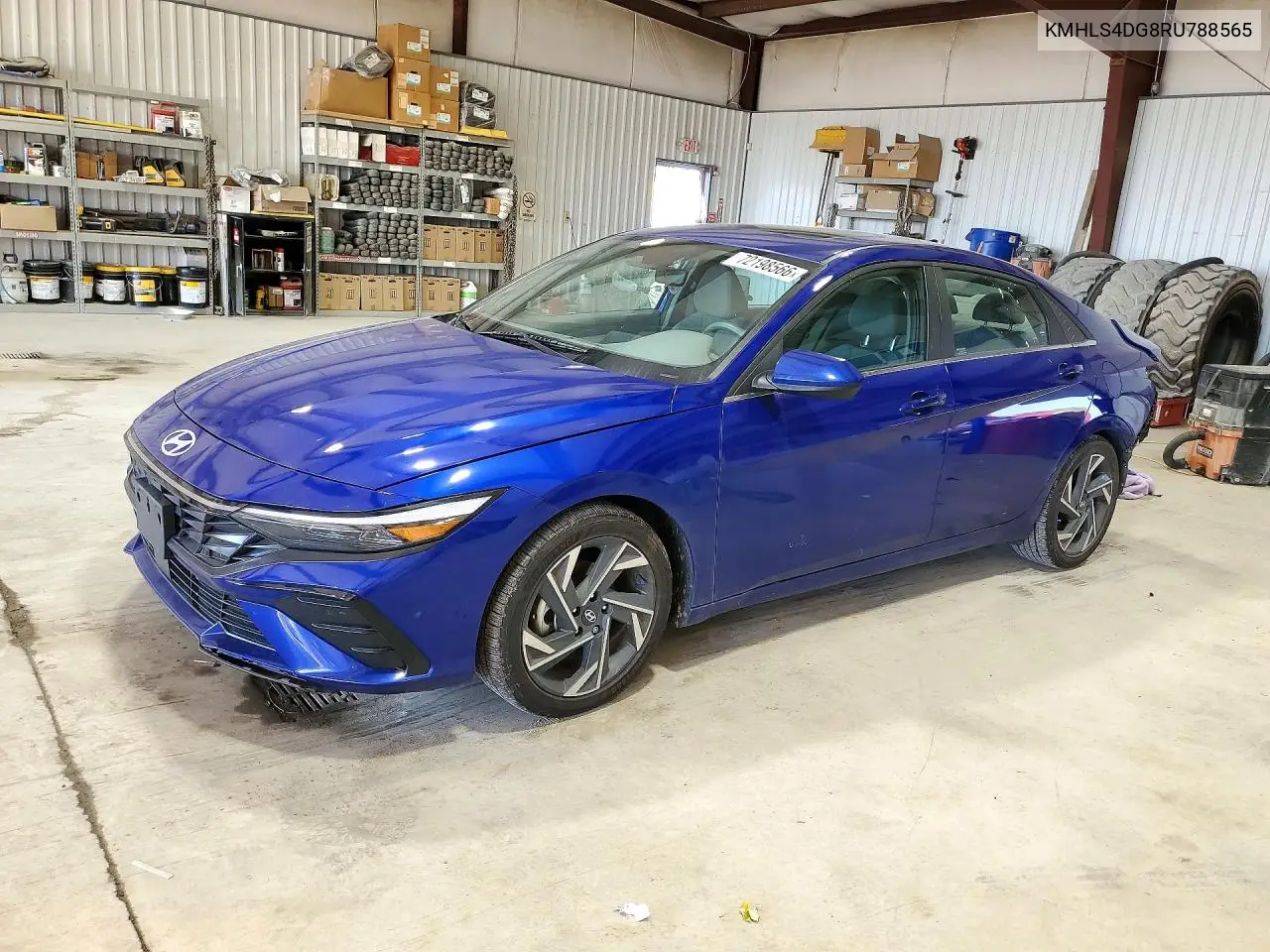 HYUNDAI ELANTRA 2024, VIN KMHLS4DG8RU788565