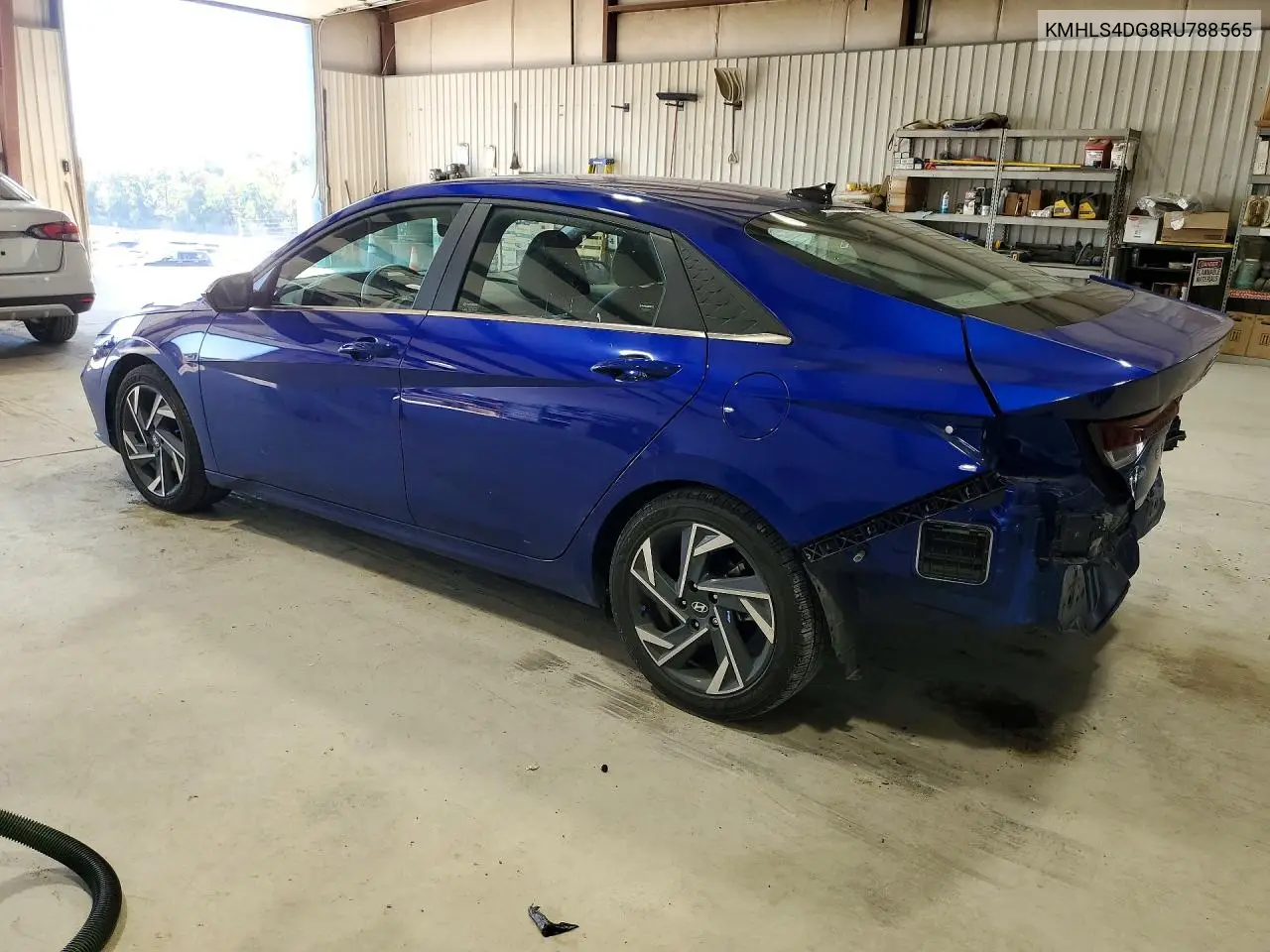 2024 HYUNDAI ELANTRA VIN KMHLS4DG8RU788565 — фото 2