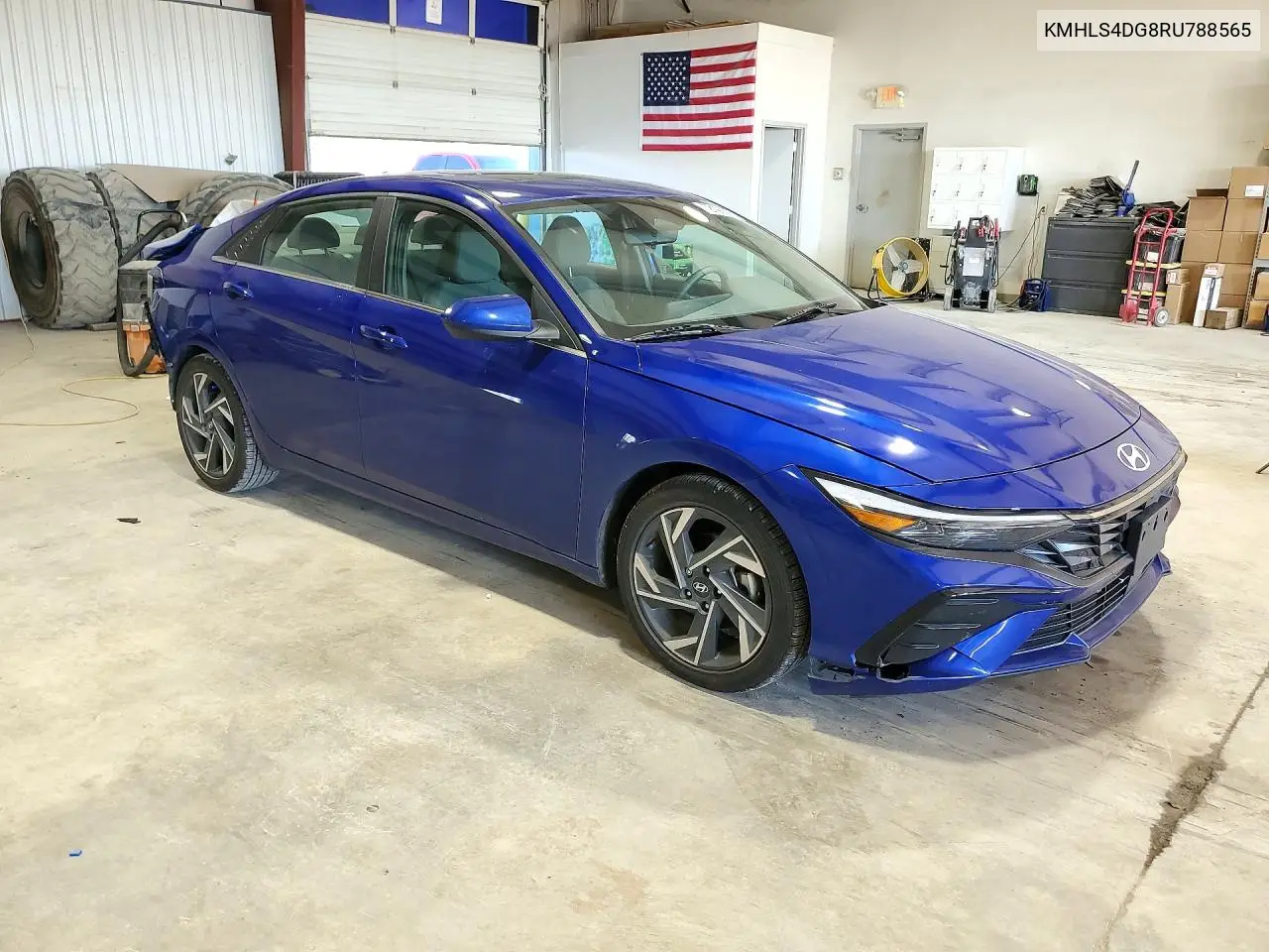 2024 HYUNDAI ELANTRA VIN KMHLS4DG8RU788565 — фото 4