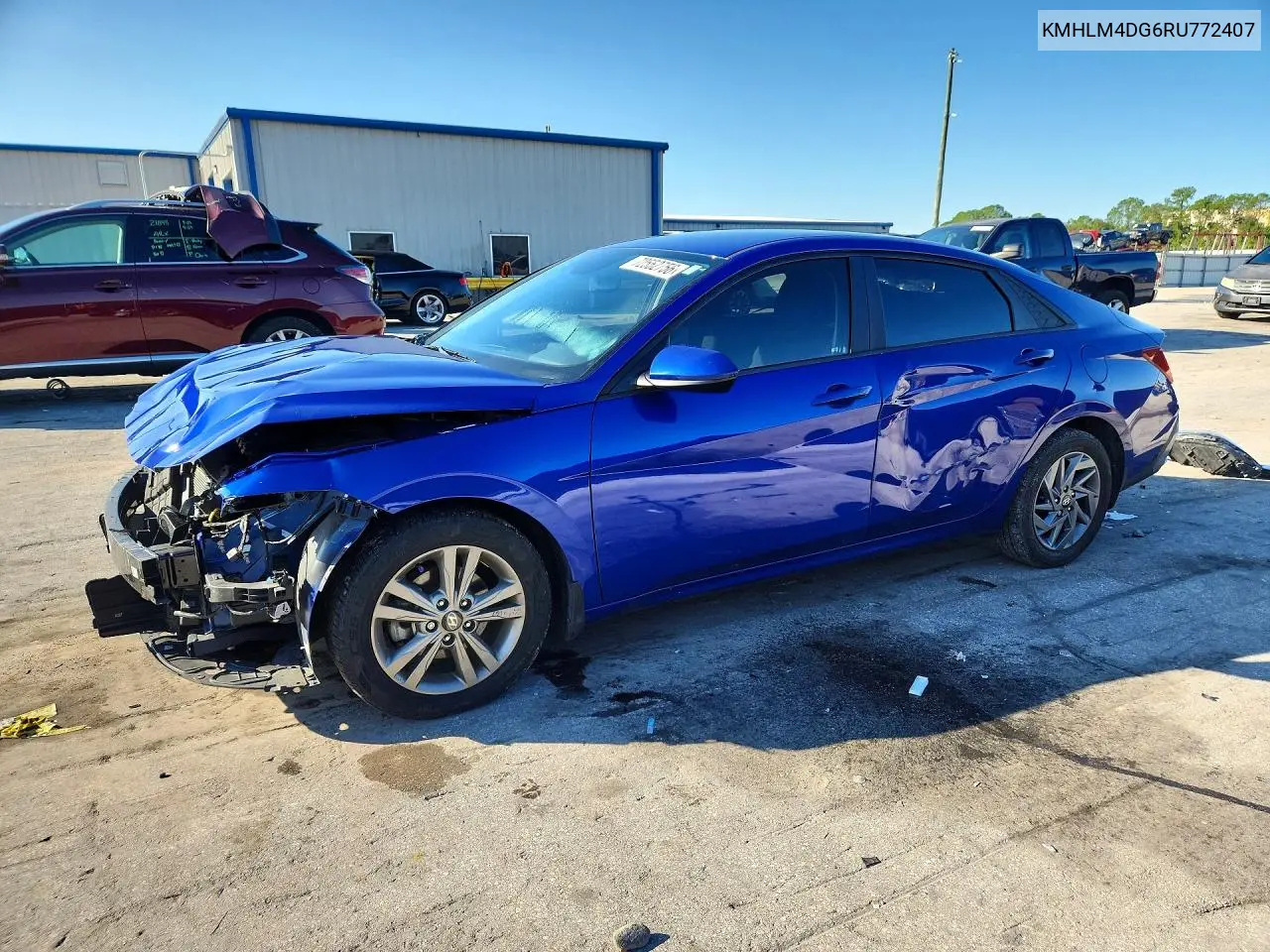 HYUNDAI ELANTRA 2024, VIN KMHLM4DG6RU772407