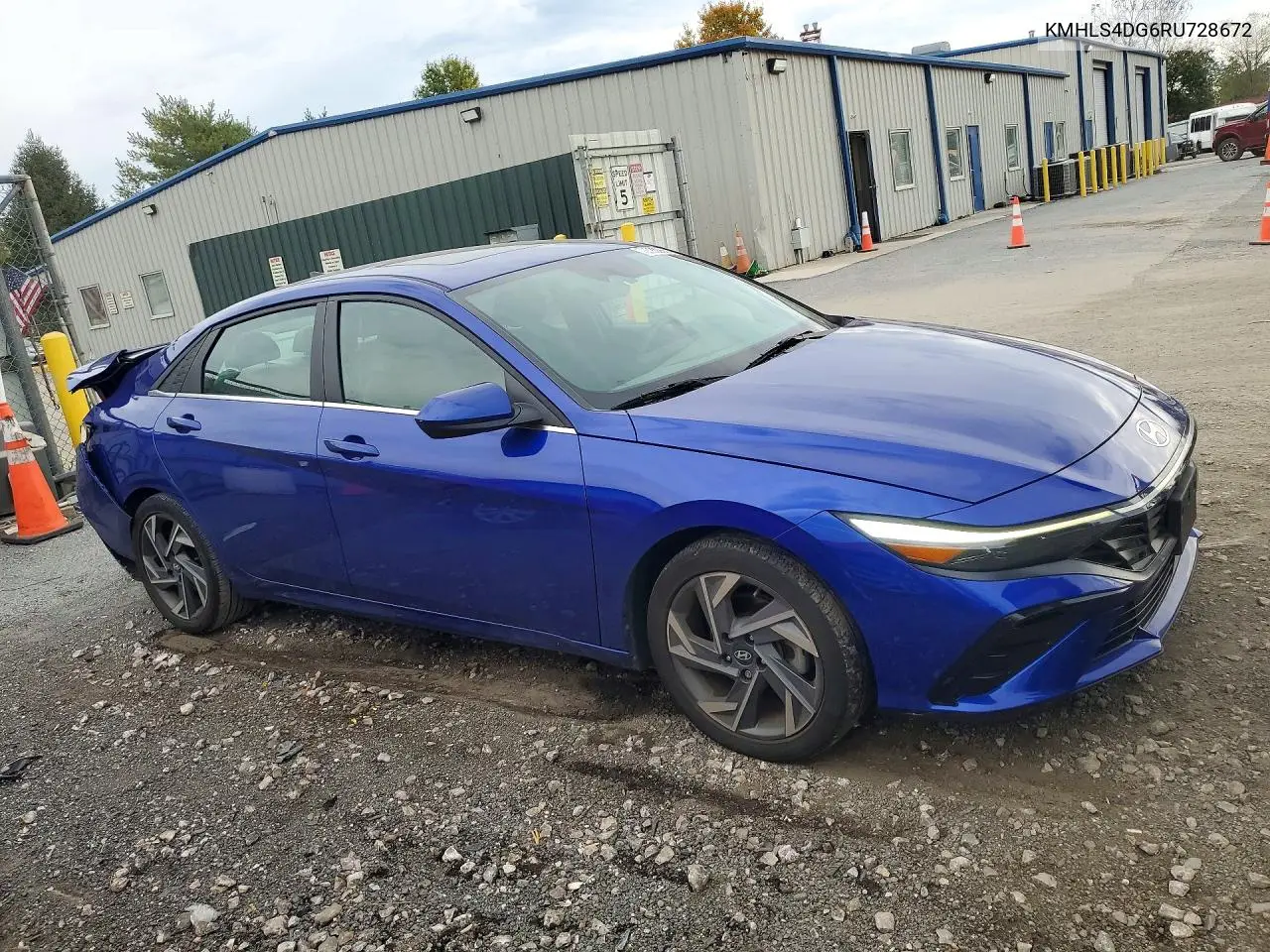 2024 HYUNDAI ELANTRA VIN KMHLS4DG6RU728672 — фото 4