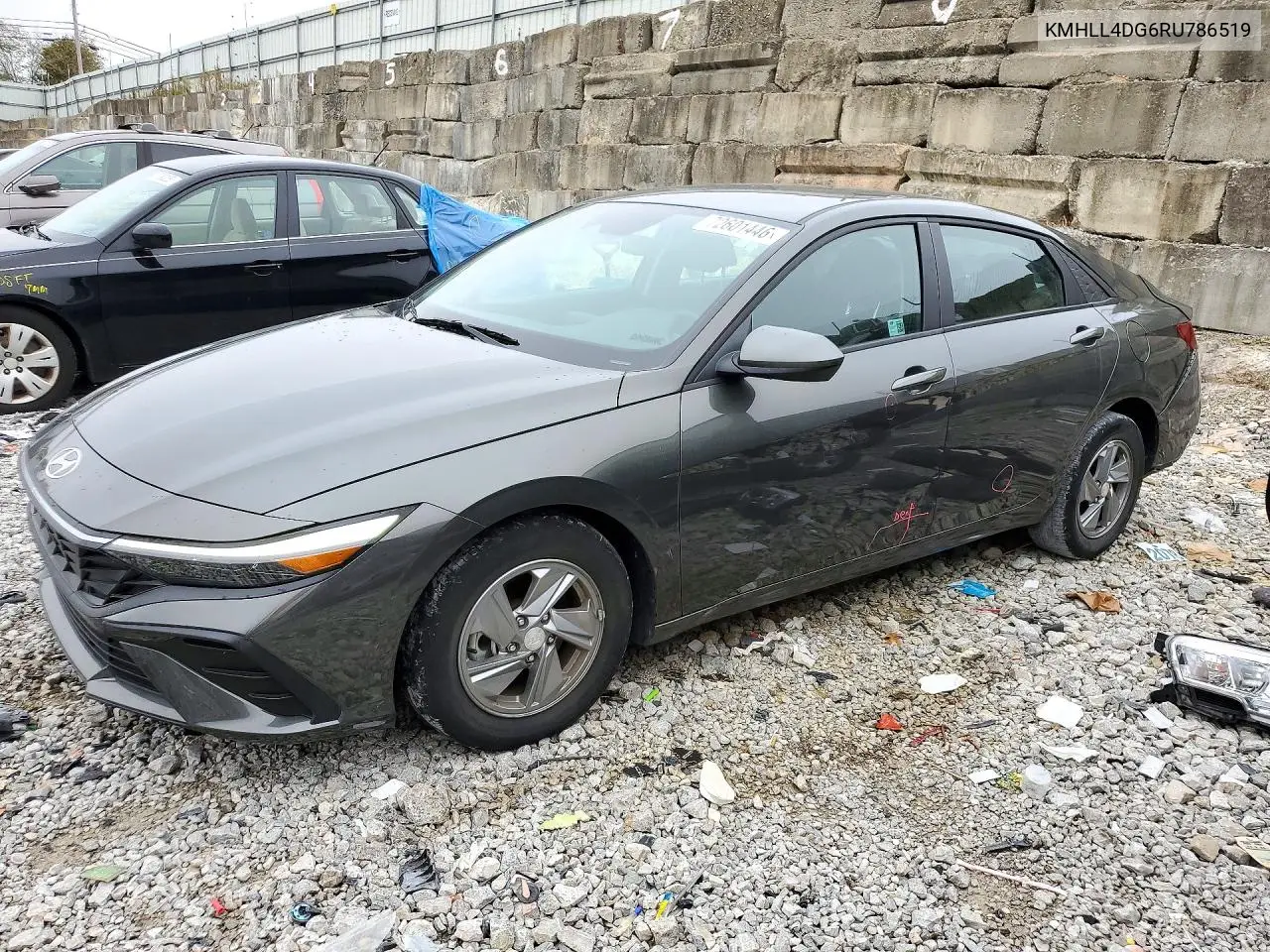 HYUNDAI ELANTRA 2024, VIN KMHLL4DG6RU786519