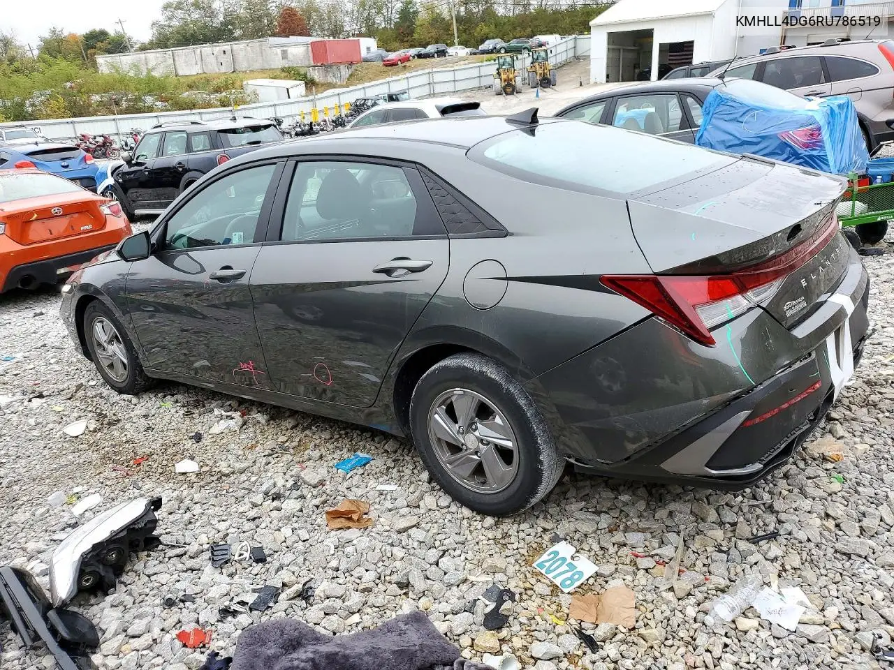 2024 HYUNDAI ELANTRA VIN KMHLL4DG6RU786519 — фото 2