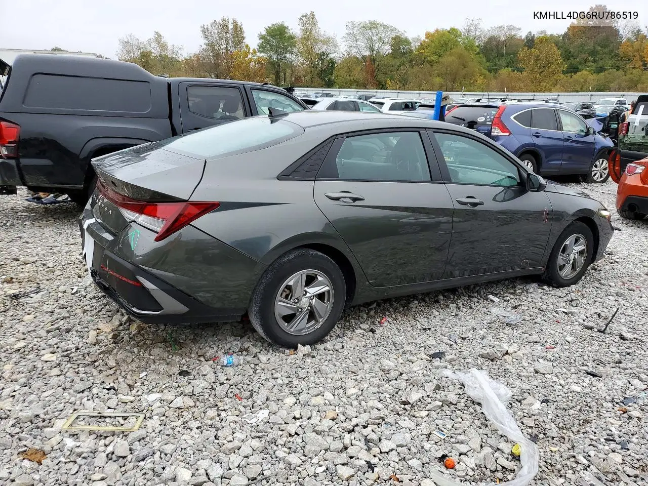 2024 HYUNDAI ELANTRA VIN KMHLL4DG6RU786519 — фото 3
