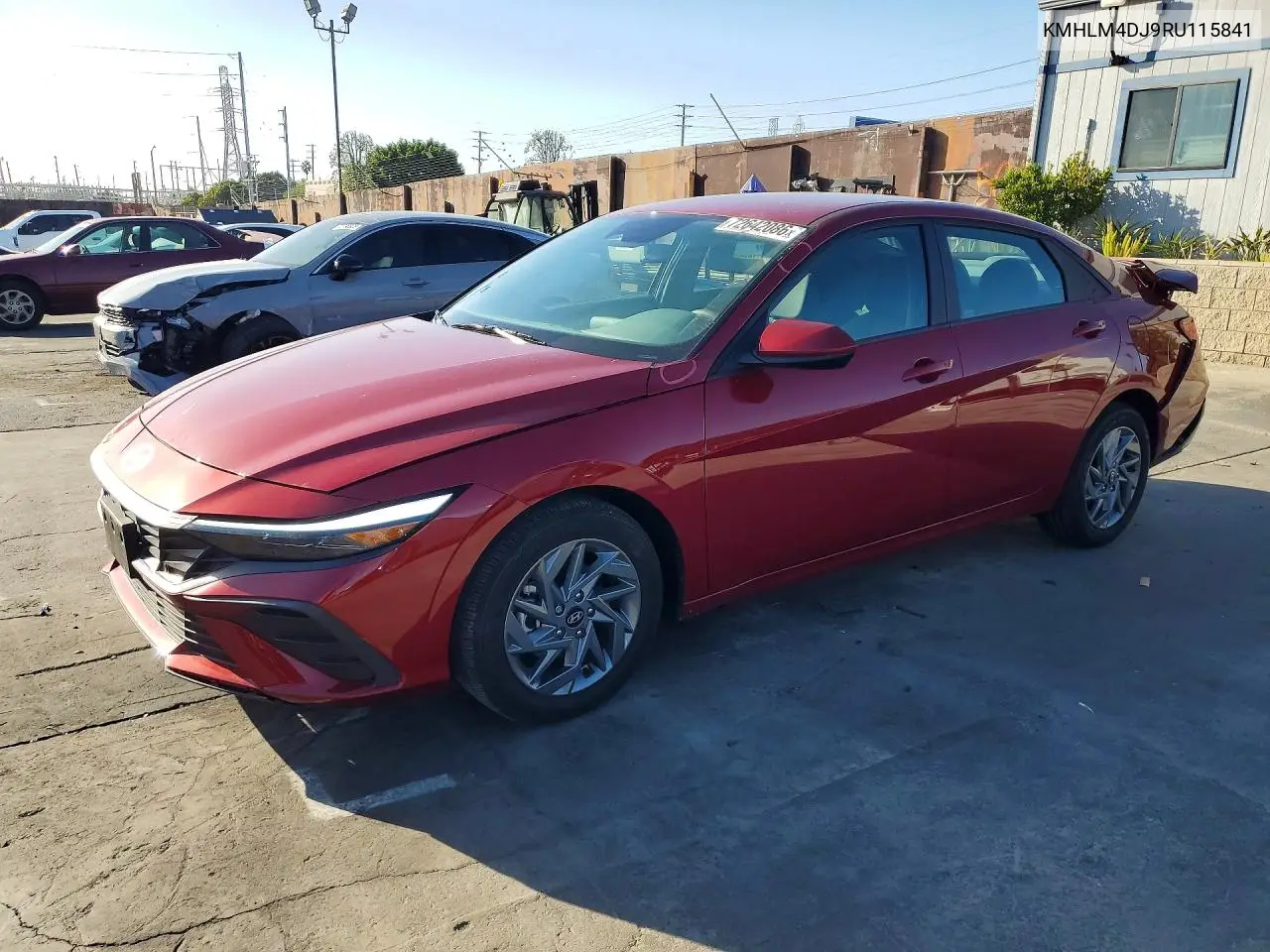 HYUNDAI ELANTRA 2024, VIN KMHLM4DJ9RU115841