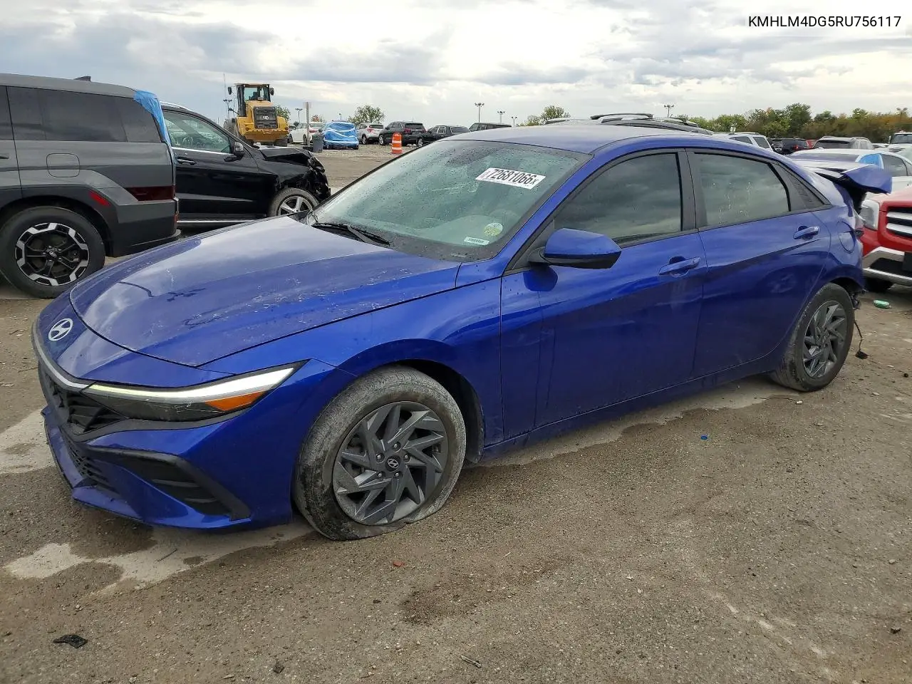 HYUNDAI ELANTRA 2024, VIN KMHLM4DG5RU756117