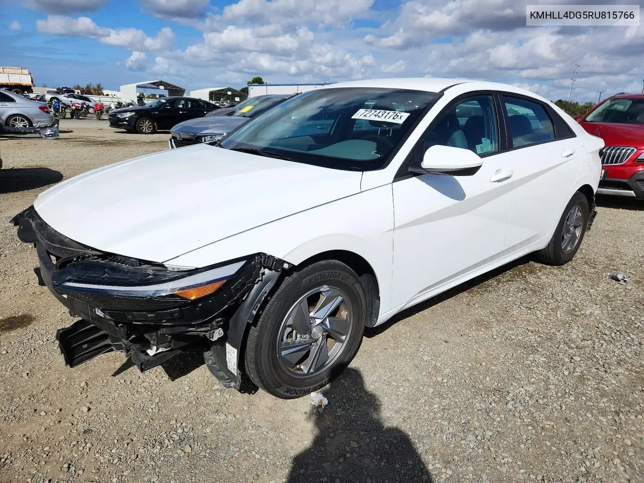HYUNDAI ELANTRA 2024, VIN KMHLL4DG5RU815766