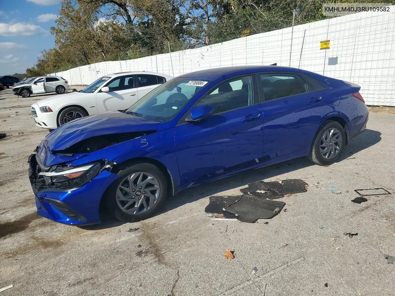 HYUNDAI ELANTRA 2024, VIN KMHLM4DJ3RU109582
