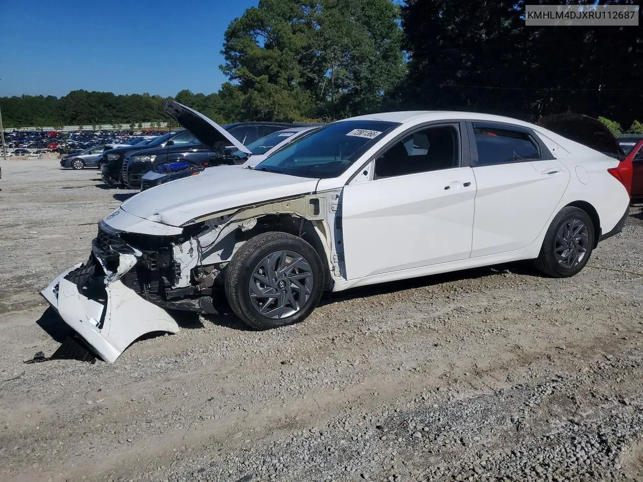 HYUNDAI ELANTRA 2024, VIN KMHLM4DJXRU112687