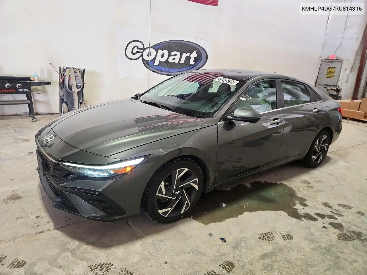 HYUNDAI ELANTRA 2024, VIN KMHLP4DG7RU814316