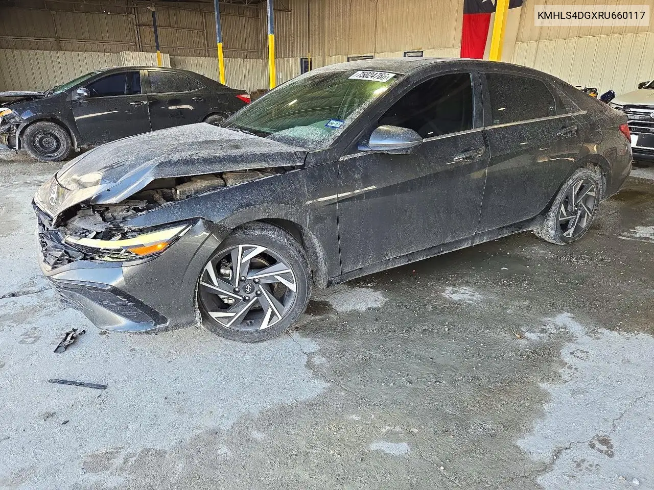 HYUNDAI ELANTRA 2024, VIN KMHLS4DGXRU660117