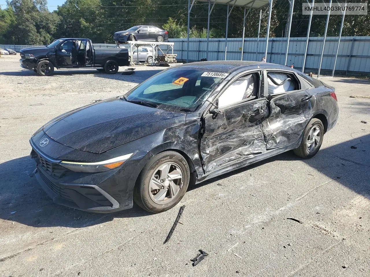 HYUNDAI ELANTRA 2024, VIN KMHLL4DG3RU769774