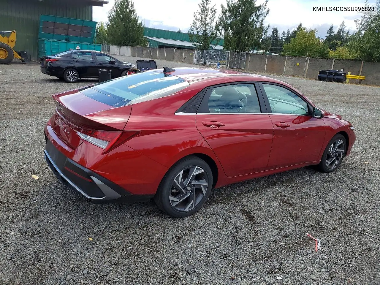 2025 HYUNDAI ELANTRA VIN KMHLS4DG5SU996828 — фото 3