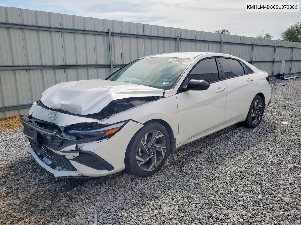 HYUNDAI ELANTRA 2025, VIN KMHLM4DG0SU070086
