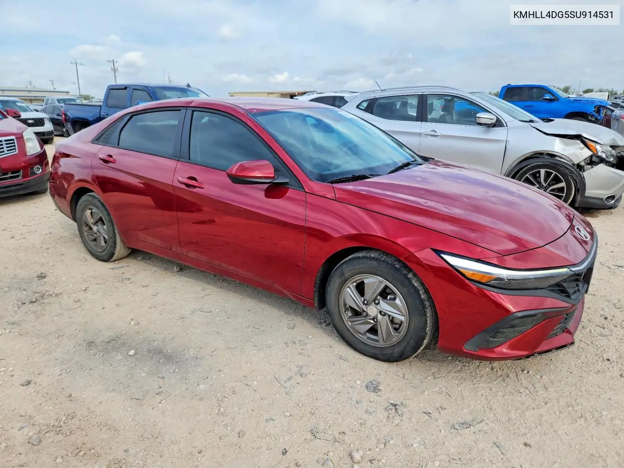 2025 HYUNDAI ELANTRA VIN KMHLL4DG5SU914531 — фото 4