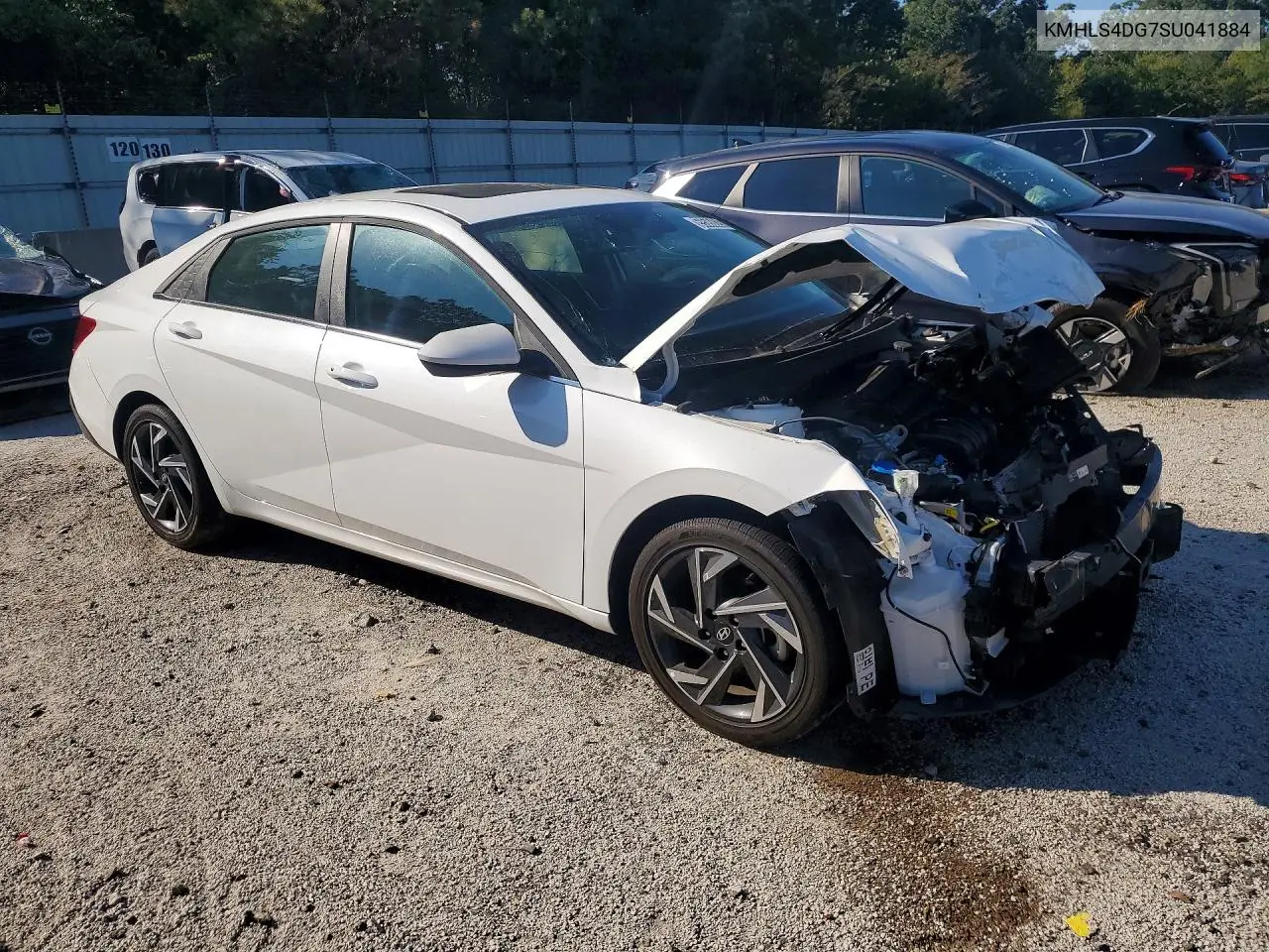 2025 HYUNDAI ELANTRA VIN KMHLS4DG7SU041884 — фото 4
