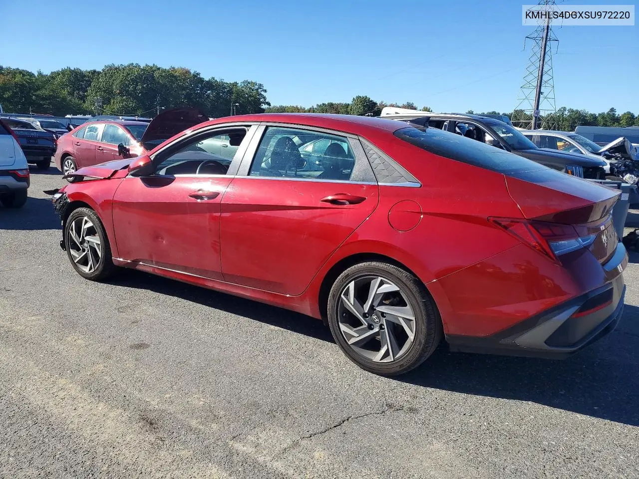 2025 HYUNDAI ELANTRA VIN KMHLS4DGXSU972220 — фото 2