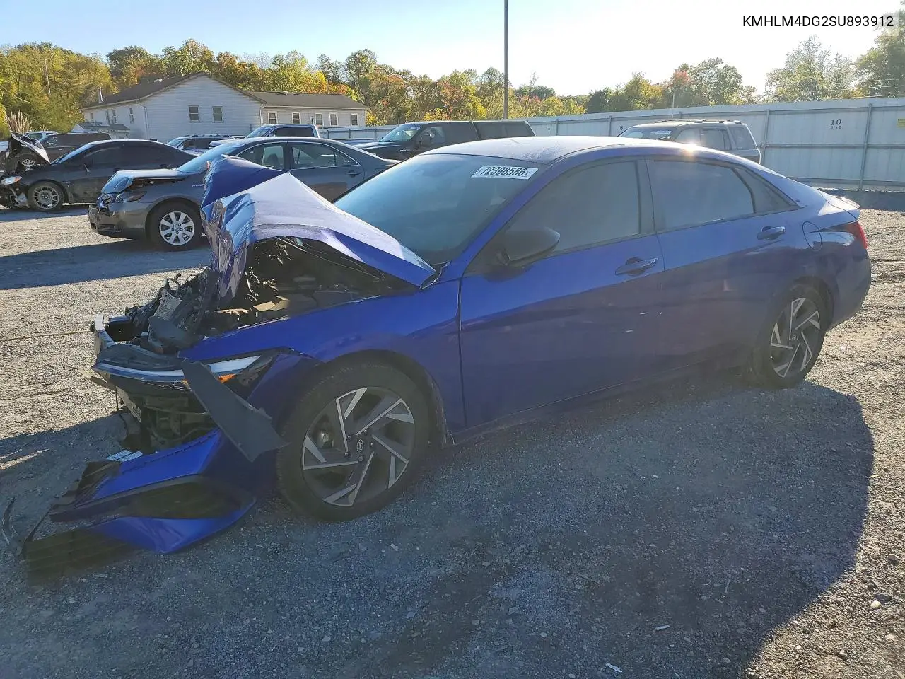 HYUNDAI ELANTRA 2025, VIN KMHLM4DG2SU893912