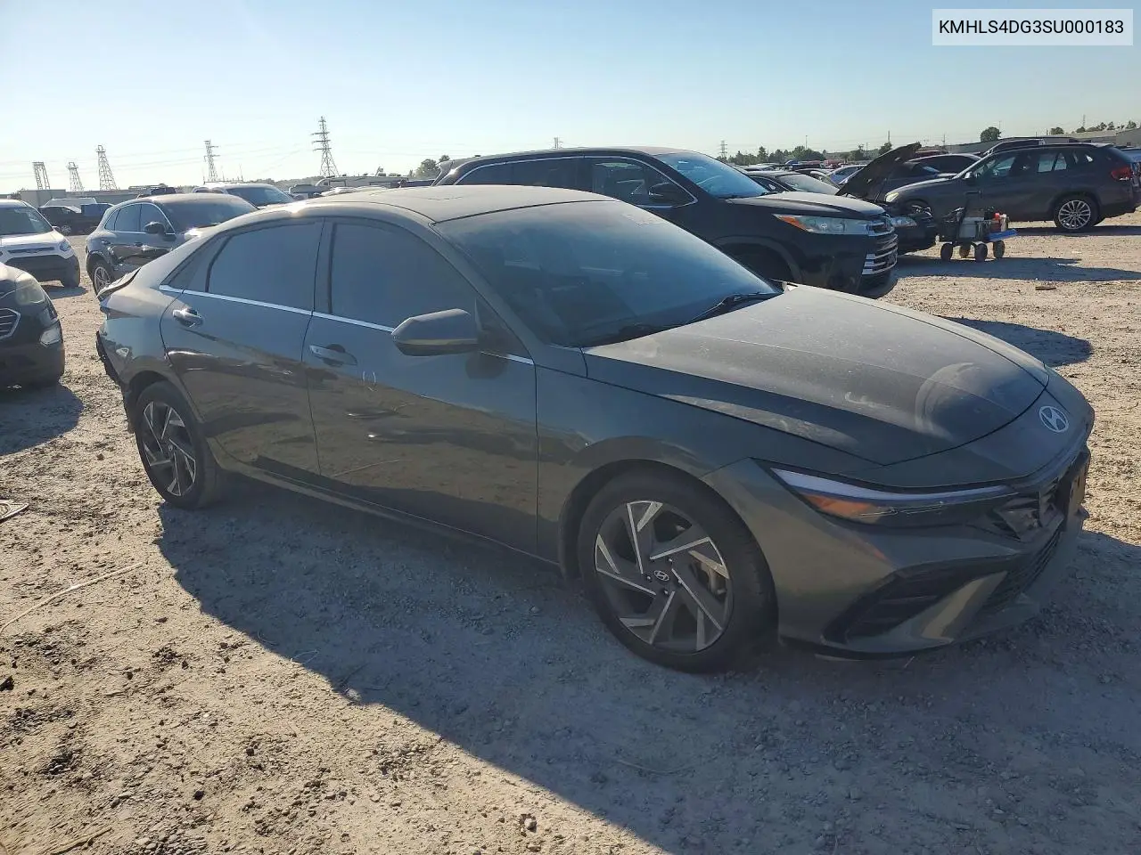 2025 HYUNDAI ELANTRA VIN KMHLS4DG3SU000183 — фото 4
