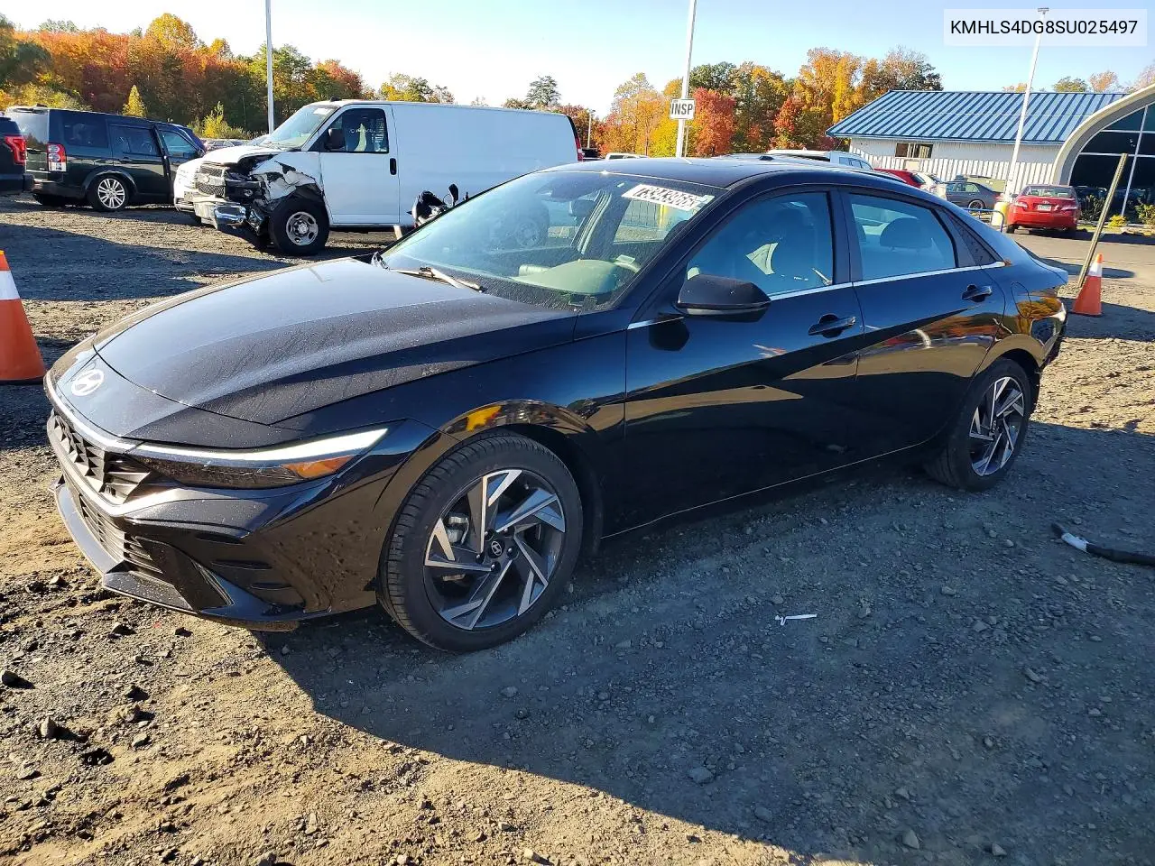 HYUNDAI ELANTRA 2025, VIN KMHLS4DG8SU025497