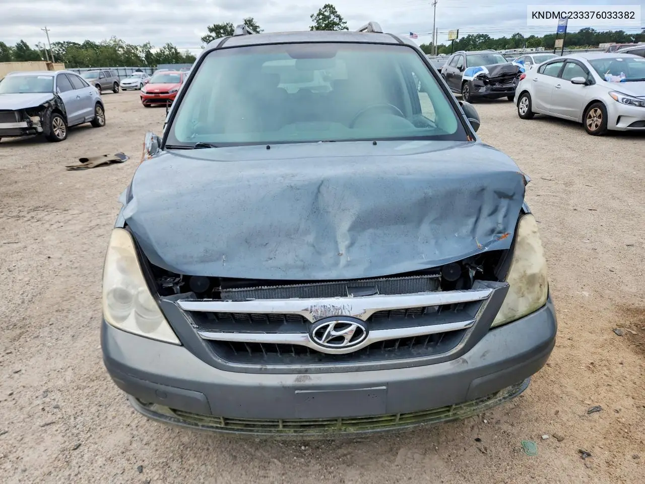 2007 HYUNDAI ENTOURAGE VIN KNDMC233376033382 — фото 5