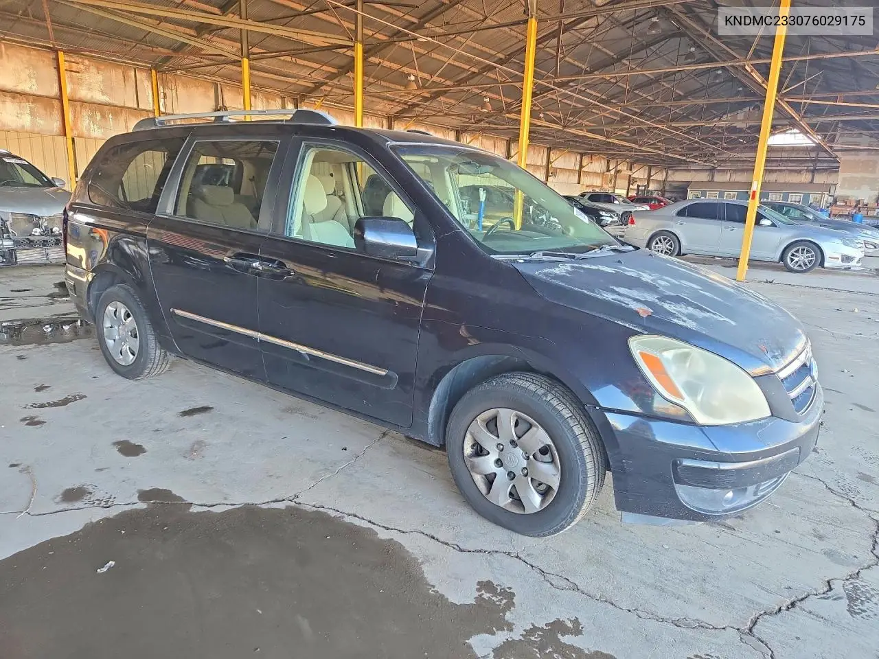 2007 HYUNDAI ENTOURAGE VIN KNDMC233076029175 — фото 4
