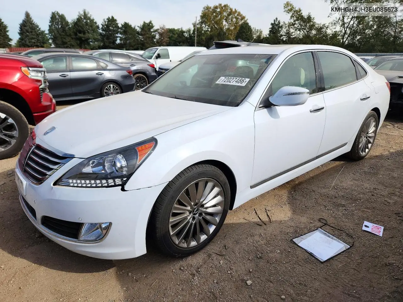 HYUNDAI EQUUS 2014, VIN KMHGH4JH3EU085673