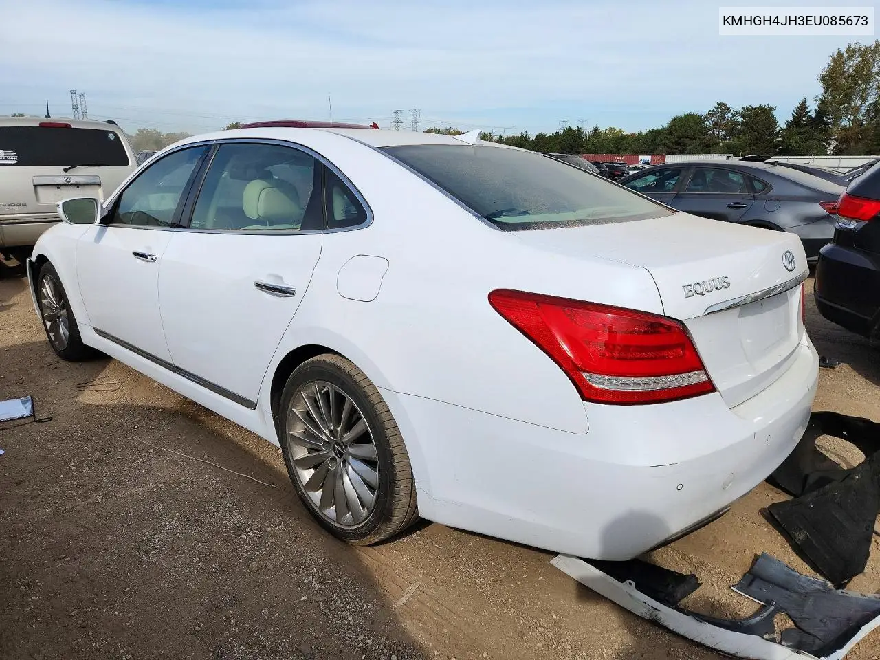 2014 HYUNDAI EQUUS VIN KMHGH4JH3EU085673 — фото 2